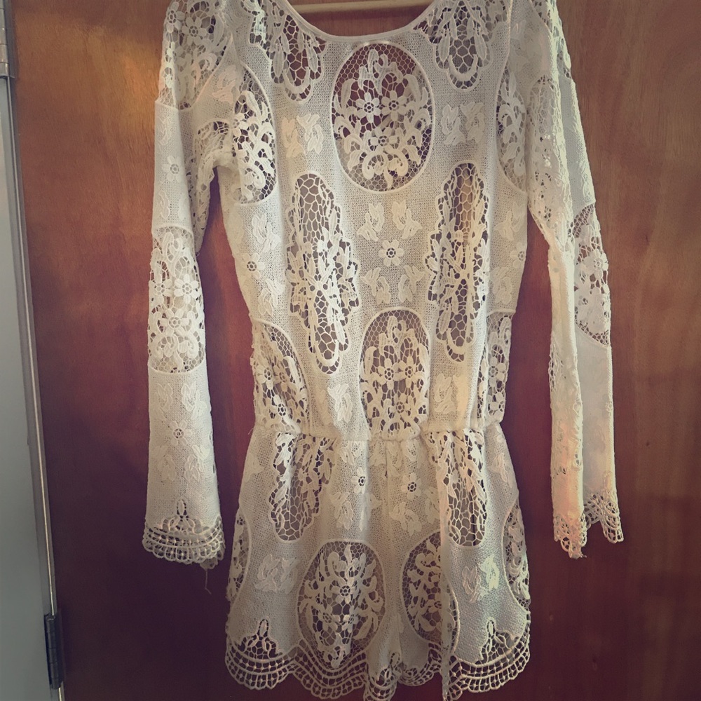 Lace romper